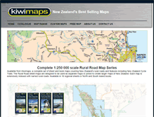 Tablet Screenshot of kiwimaps.com